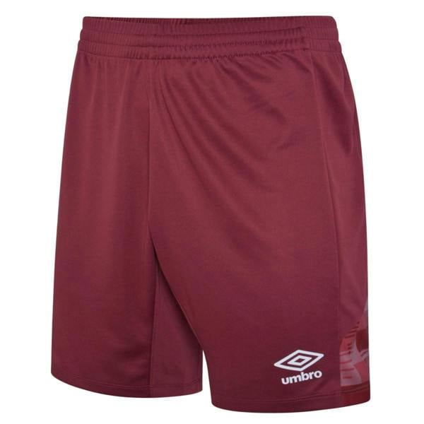Umbro Mens Vier Shorts - New Claret