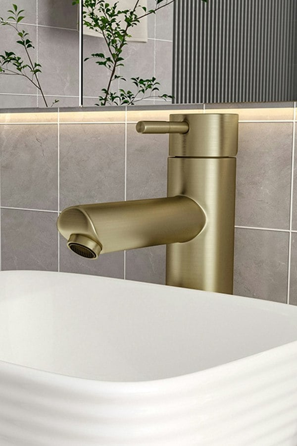 Living and Home Stainless Steel Sink Tap with Single Lever for Washroom and Bathroom
