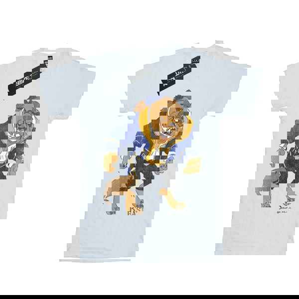 Disney Boys Beauty And The Beast Classic Beast T-Shirt - White