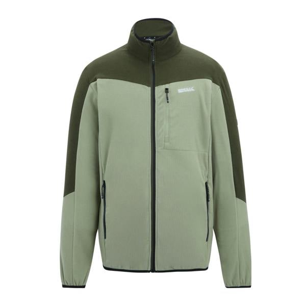 Regatta Mens Freesdale Fleece Jacket - Light Sage/Dark Khaki