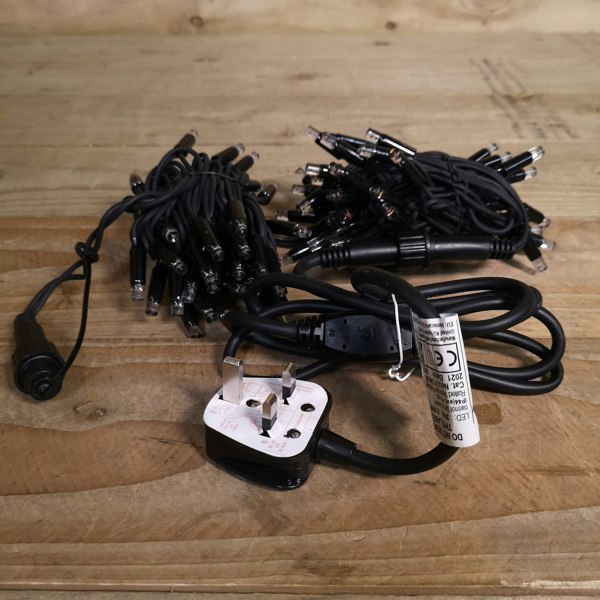Samuel Alexander 100 LED 8m Premier Christmas Connectable Outdoor Static Lights in Cool White