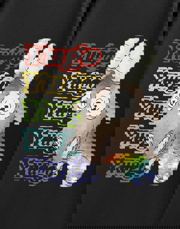 Show Me The Merch Yugo Unisex Kids Black Rainbow Sweatshirt