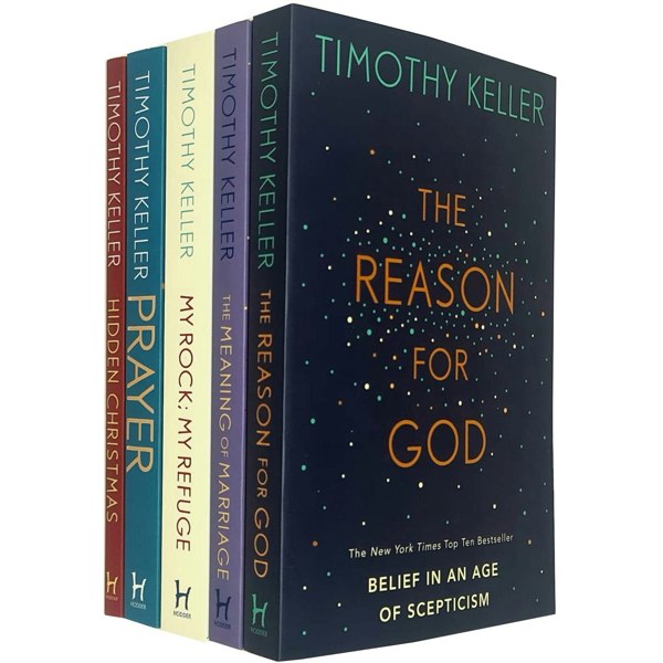 Timothy Keller 5 Book Set Hidden Christmas, Prayer, My Rock; My Refuge, The Reason For God & more