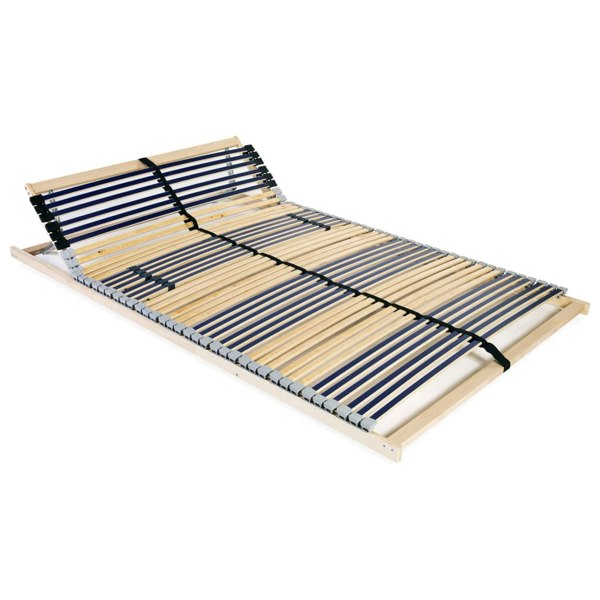 Berkfield Slatted Bed Base with 42 Slats 7 Zones 140x200 cm