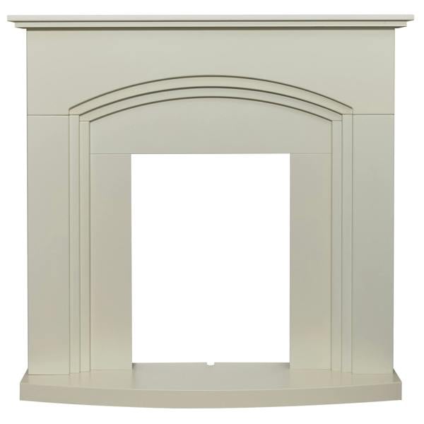 Adam Truro Fireplace in Cream, 41 Inch