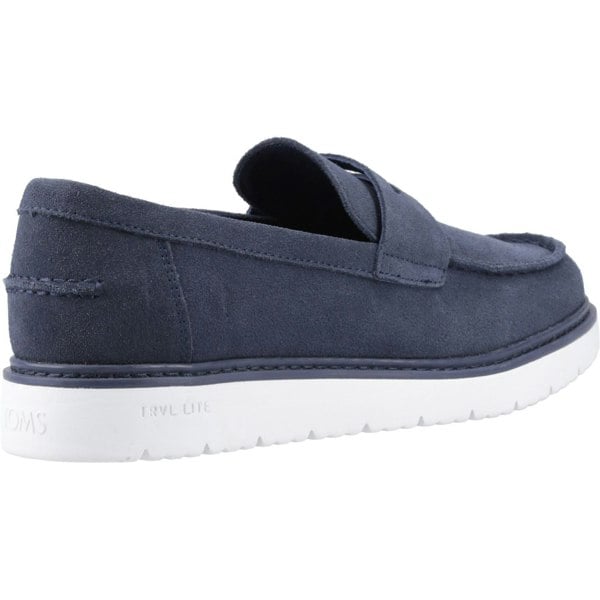 TOMS Navi TRVL LITE Havana Leather Men's Loafers - Navy