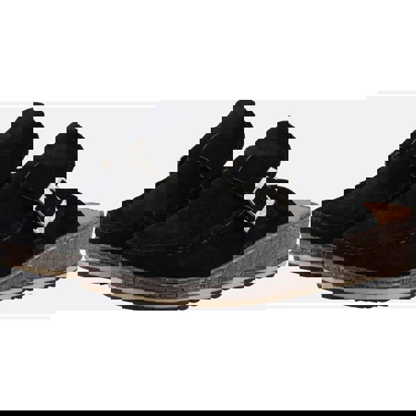 Hush Puppies Sorcha Mule Leather Women's Black Suede Sandals