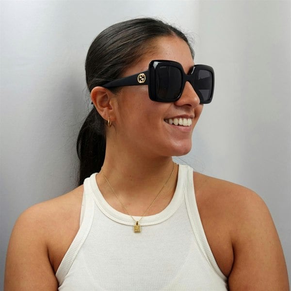 Gucci Sunglasses GG0896S 001 Black Grey
