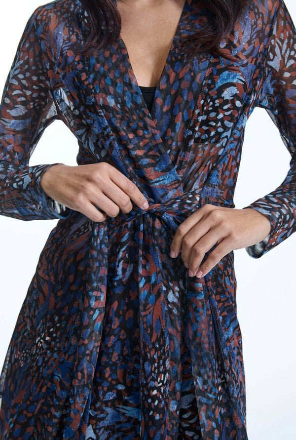 James Lakeland Sheer Printed Jacket