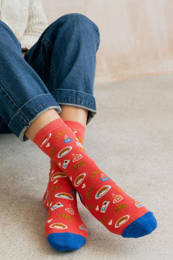 Lily & Me Perfect Breakfast Bamboo Ankle Socks