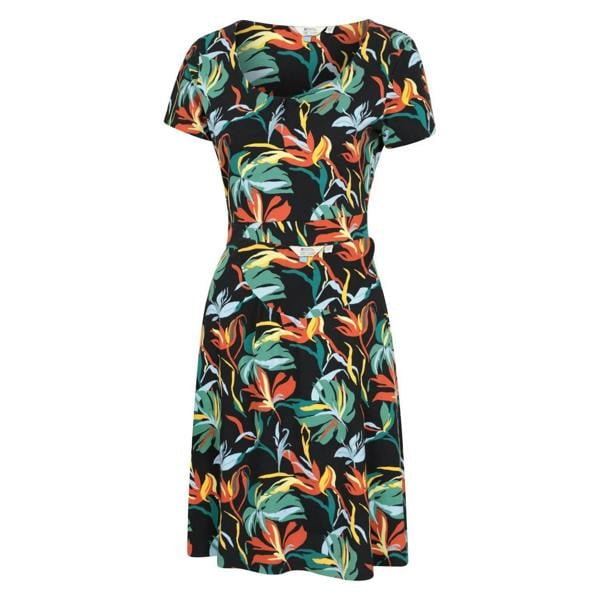 Mountain Warehouse Womens/Ladies Orchid Leaves Dress - Jet Black - 