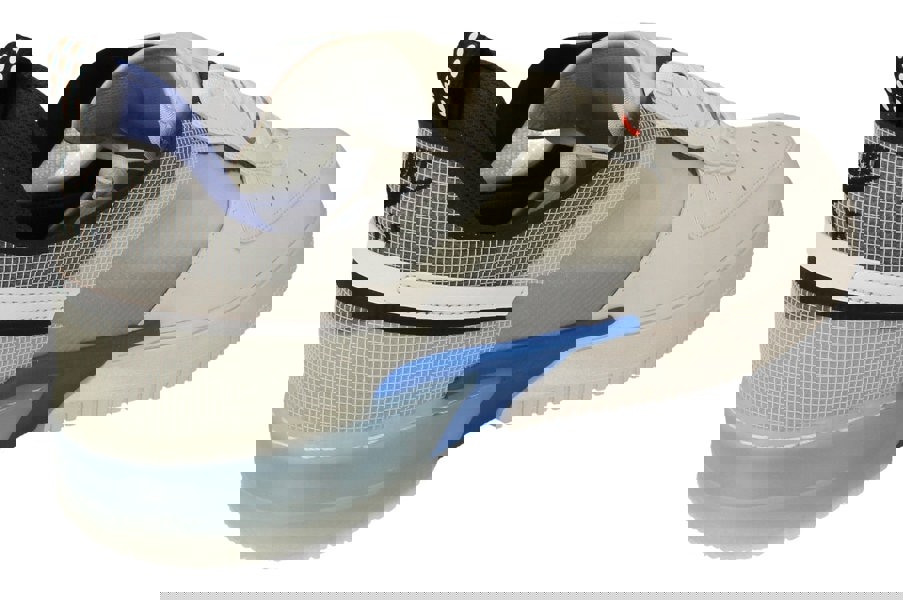 Nike Air Force 1 React Mens Trainers Dh7615  101 - White Light Photo Blue 101 - Photo 2