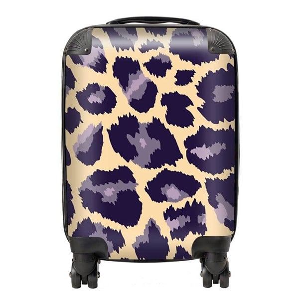 Warren Reed Leopard Print Suitcase