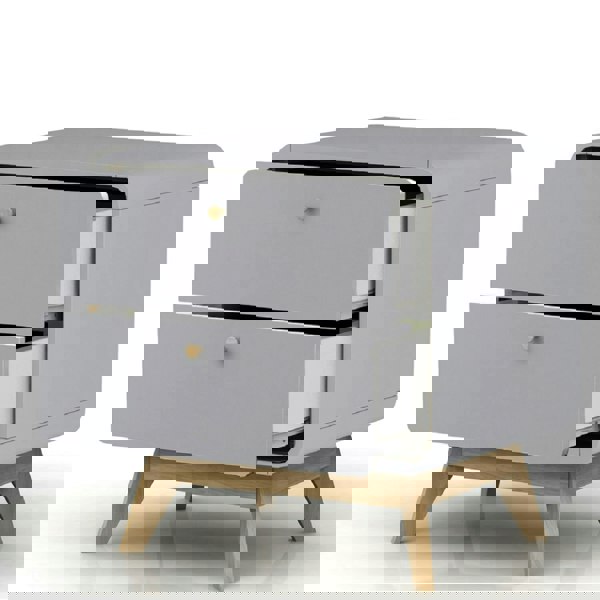 Dorel Home Cassie Nights with 2DR Grey Grey