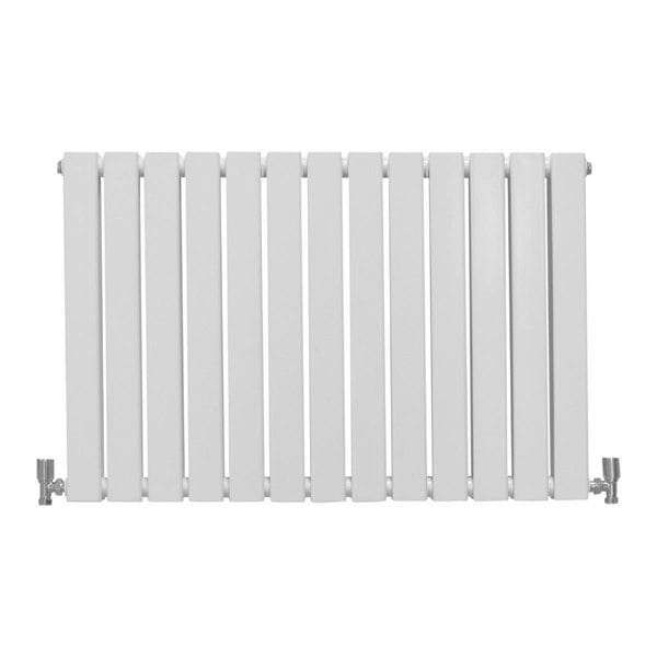 Designer Flat Panel Radiator - Gloss White (600mm x 910mm)