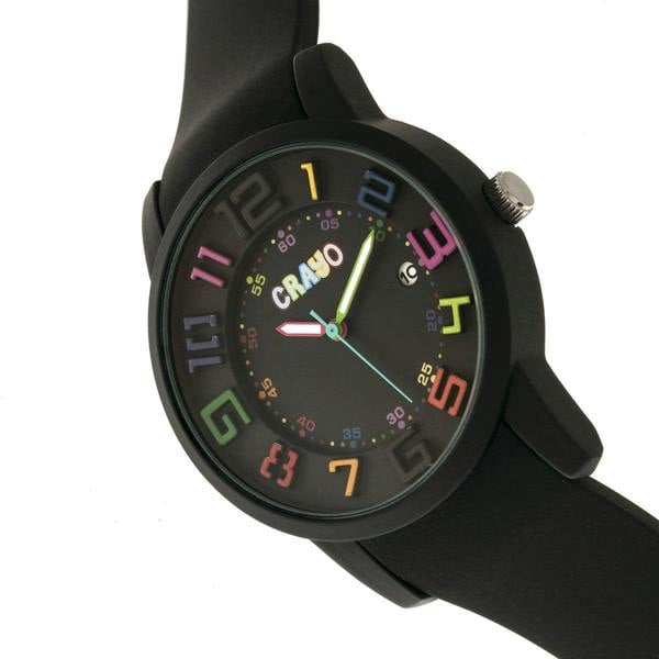 Crayo Festival Unisex Watch w/ Date - Black - CRACR2006