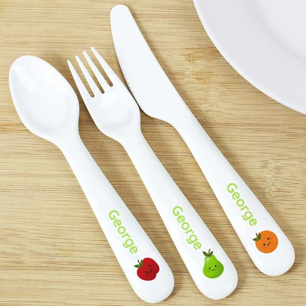 Personalised Memento Company Personalised Healthy Eating Plastic Cutlery