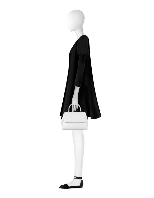 Le Parmentier Ladyfinger Crossbody Bag - White