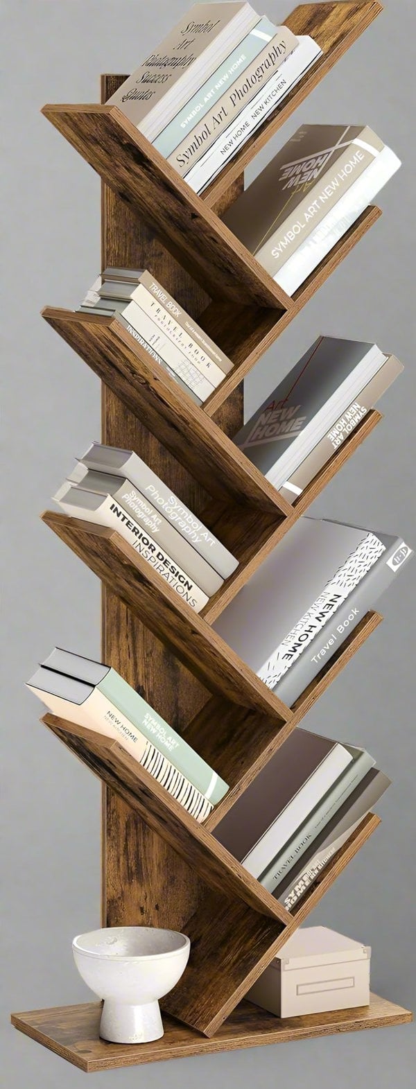 Modcraft 8-Tier Tree Bookshelf Free-standing