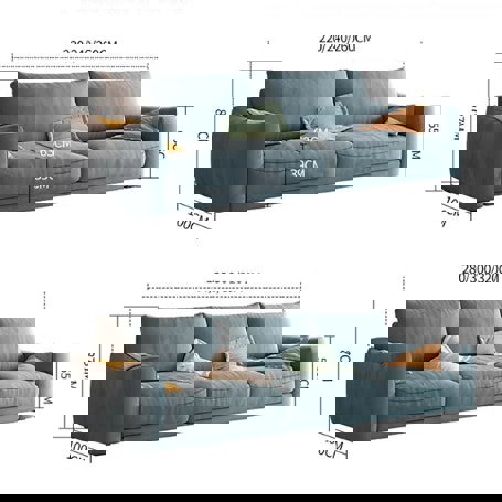 Ethan Knole Two Seater, Three Seater, Four Seater Sofa, Velvet-Rit Concept-Rit Concept