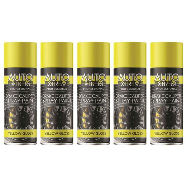 Auto Extreme 5X - Break Caliper Yellow Gloss Spray Paint 400ml