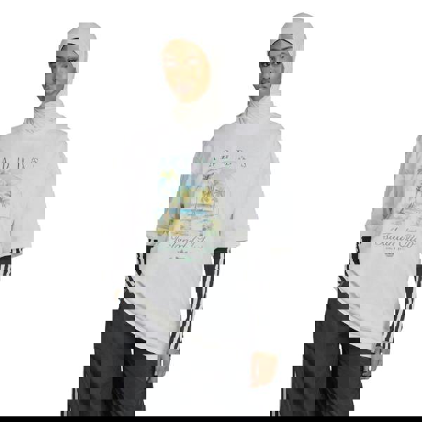 Adidas Childrens/Kids Island Club Oversized T-Shirt - White - 