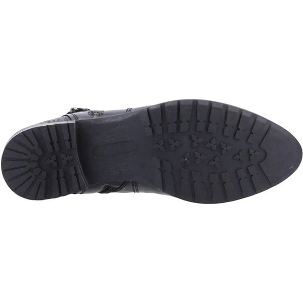 Hush Puppies Scarlett Leather Women's Black Boots