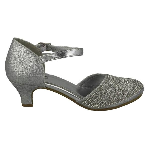 Spot On Girls Spot On Mid Heel Glittery Shoes H3082