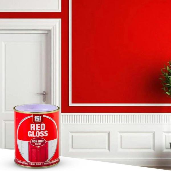 151 12X Red Gloss Non-Drip Paint 300ml