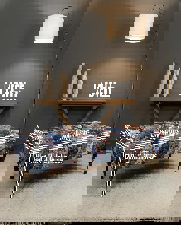 ISTOOLS Demask Upholstered Footstool Ottoman – Handmade Stylish Seating