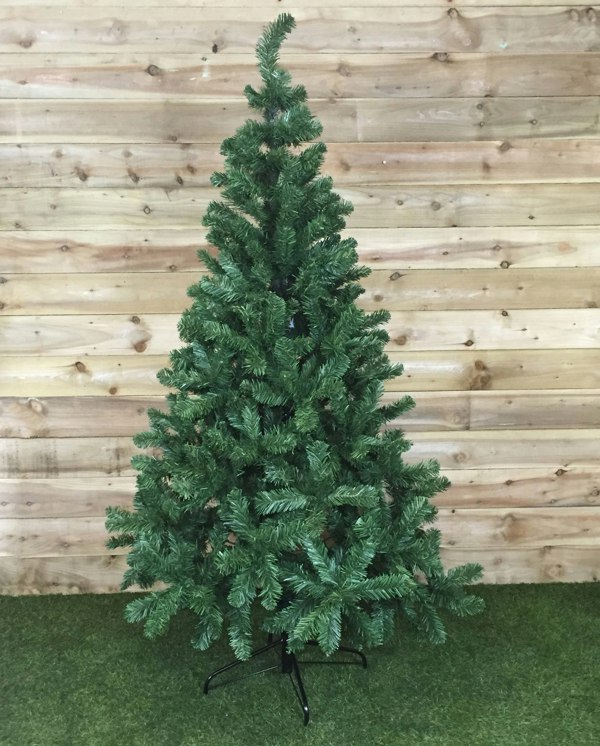 Samuel Alexander 6ft (180cm) Imperial Pine Christmas Tree in Green 115cm Diameter with 525 Tips