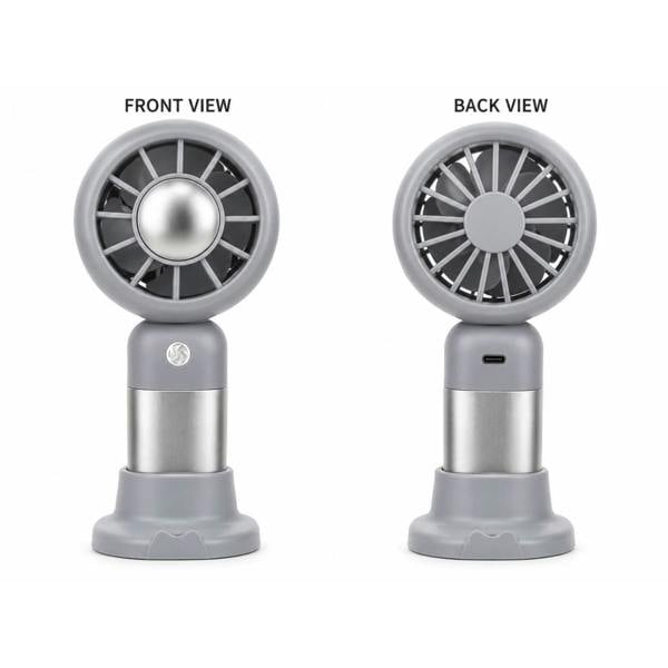 Dyzi Portable Handheld Mini Fan Rechargeable with Stand USB C 3 Speed