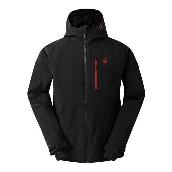 Dare 2B Mens Eagle III Ski Jacket - Black/Danger Red - 