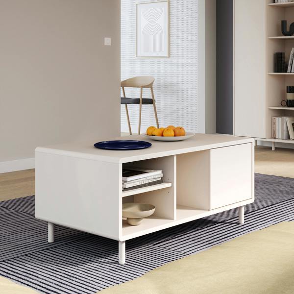 Furniture To Go Playly Coffee Table with Open Shelf and Door