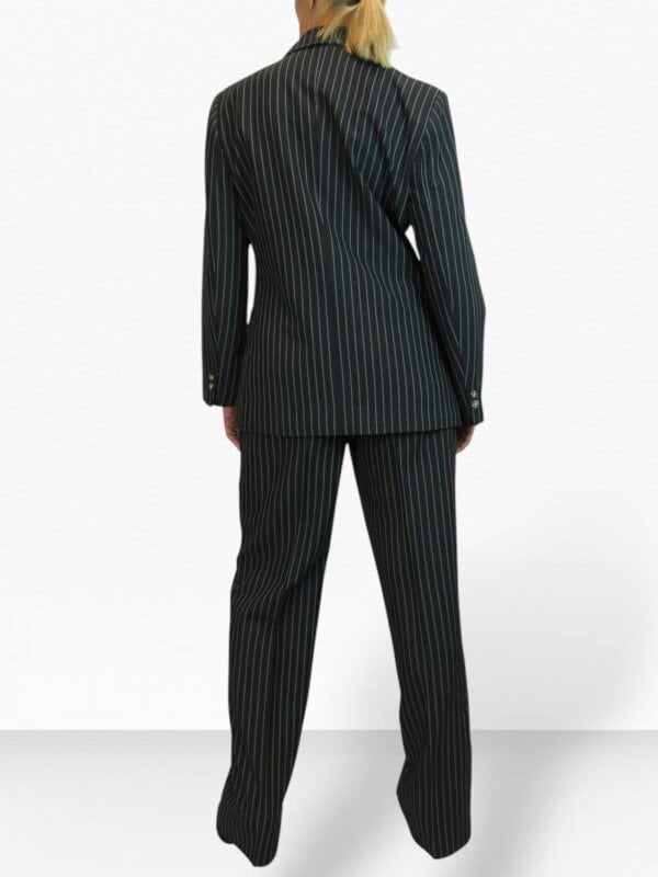 Paulo Due Women's Pinstripe 2 Piece Trouser Suit Tailored Blazer