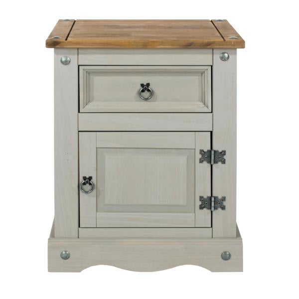 Core Products Corona 1 Door & 1 Drawer Bedside Cabinet