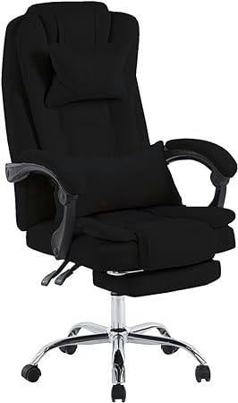 HYGRAD BUILT TO SURVIVE Velvet Reclining Office Chair with Footrest, Adjustable Swivel | HYGRAD®