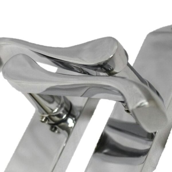 EDH Door Hardware Cadenza Victorian Scroll Lever Door Handles Chrome – Handle Only or Handle + Tubular Latch