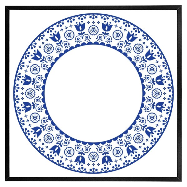 Benjamin Tate Design Folk art (Picutre Frame)
