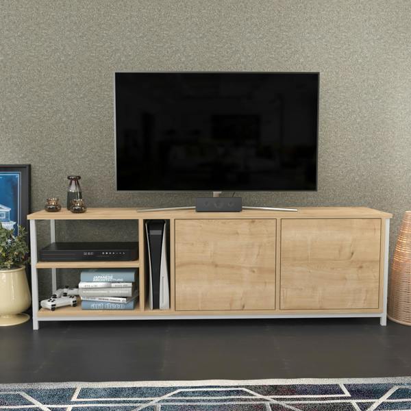 Decorotika Primrose Modern Tv Stand TV Cabinet for TV's up to 72"