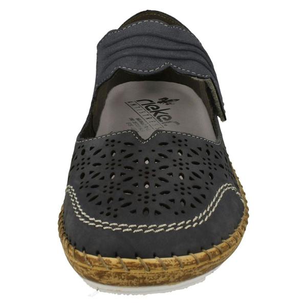 Rieker Ladies Rieker Cut Out Detailed Mary Jane Shoes 44896
