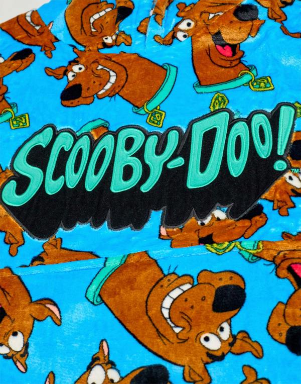 Scooby Doo Mens Blue Character AOP Blanket Hoodie (One Size)