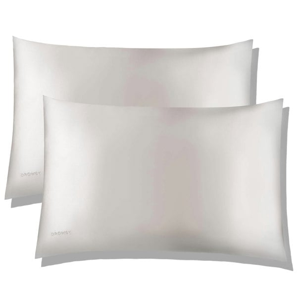 Drowsy Sleep Co Silk Pillowcase - Akoya Pearl