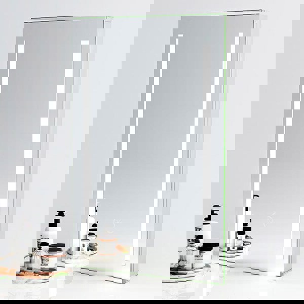 70cm Height Modern LED Illuminated Bathroom Mirror Cabinet with Socket Bathroom Mirror Cabinets Living and Home