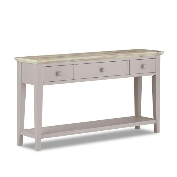 Statement Furniture Florence Console Table with 3 Drawers and Shelf. Hallway Slimline Storage
