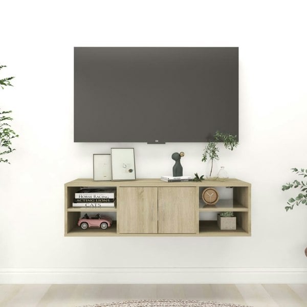 Berkfield Wall Shelf Sonoma Oak 102x30x29 cm Engineered Wood