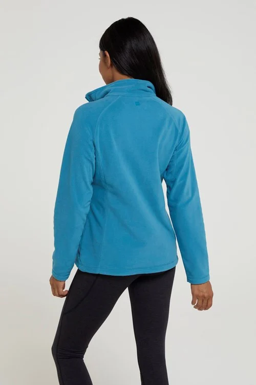 Mountain Warehouse Womens/Ladies Raso Fleece Jacket - Teal