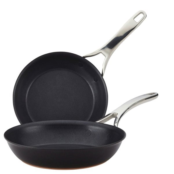 Anolon: Nouvelle Copper Luxe Frying Pans - Twin Pack