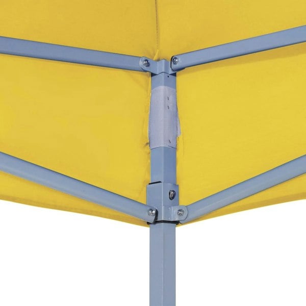 Berkfield Party Tent Roof 3x3 m Yellow 270 g/må_