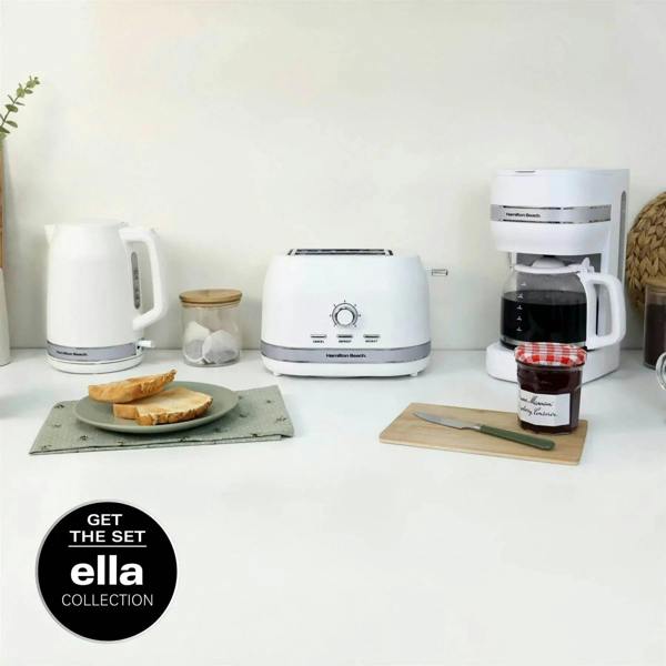 Hamilton Beach Ella 1.7L Kettle - Matte White